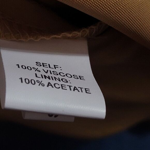 Phoebe Couture Peacock Halter Dress Brown Green Sparkle Beaded Accent SZ 10 NWT - Picture 9 of 10